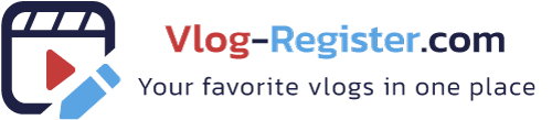 vlog register logo and slogan